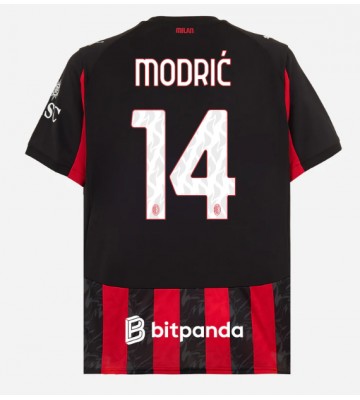 AC Milan Luka Modric #14 Replika Hemmatröja 2025-26 Kortärmad